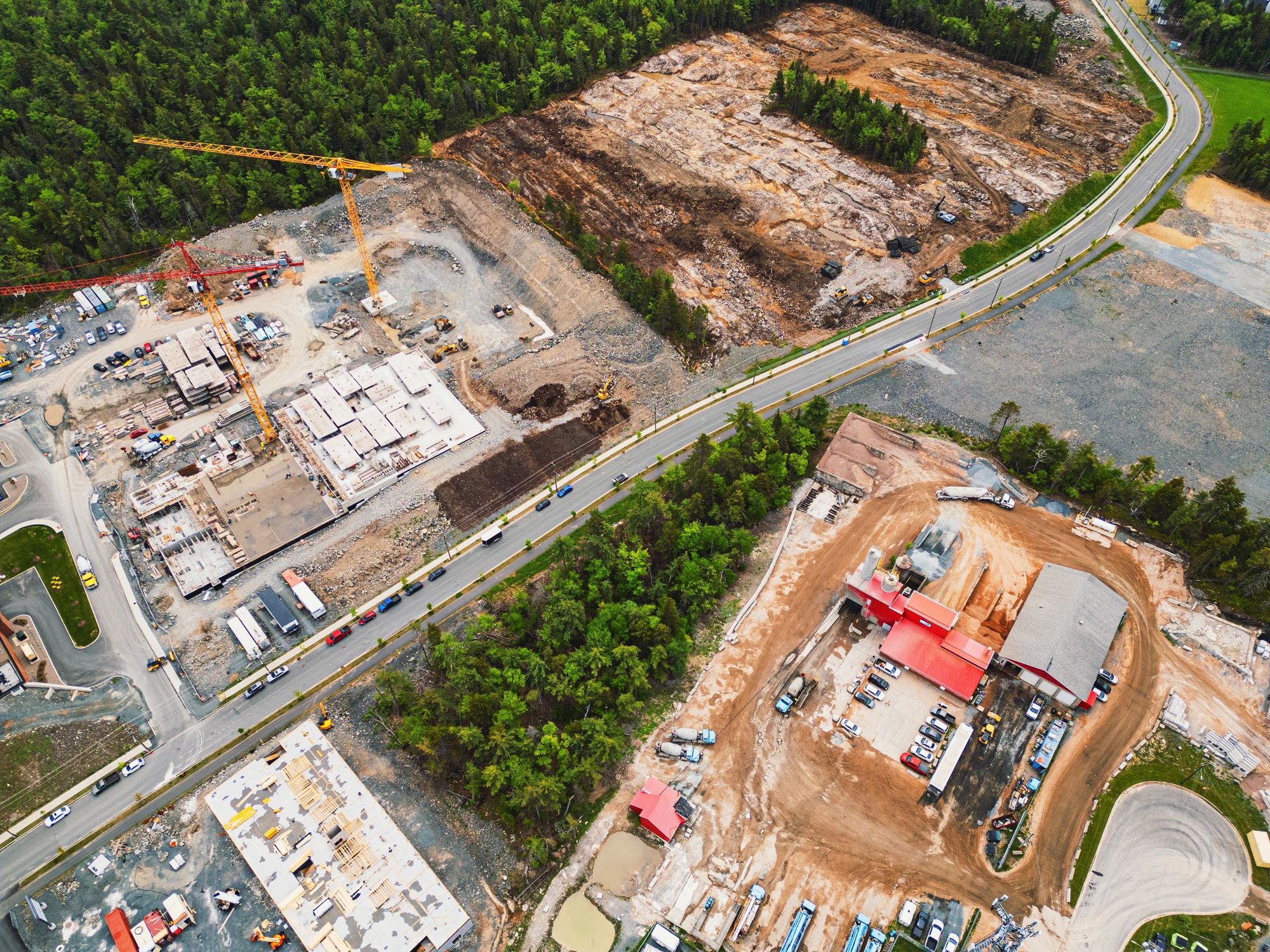 industrial development site
